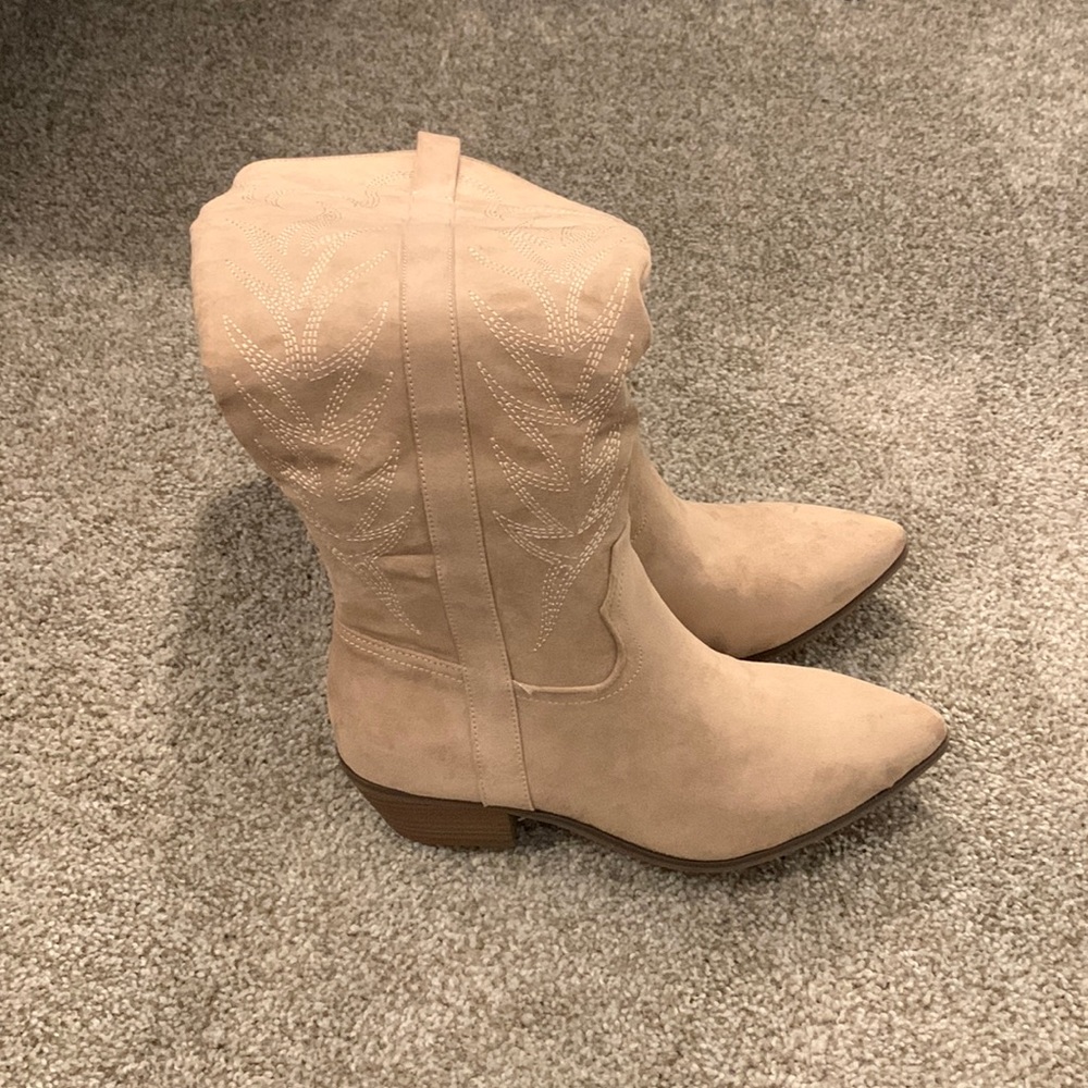 Universal Thread Tan Over the Knee Boots